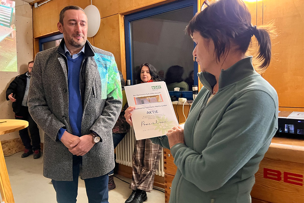 14.12.2022: Eröffnung des Boulderraums des DAV Suhl (Foto: Manuela Hahnebach)