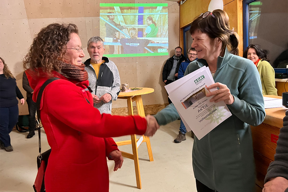 14.12.2022: Eröffnung des Boulderraums des DAV Suhl (Foto: Manuela Hahnebach)