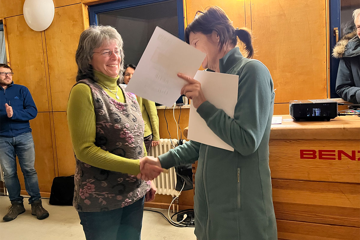 14.12.2022: Eröffnung des Boulderraums des DAV Suhl (Foto: Manuela Hahnebach)