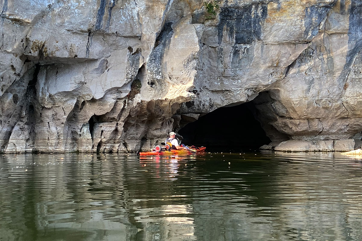 2022: Paddeln auf der Dordogne, Uta + Steffen Respondek (Foto: Uta Respondek)