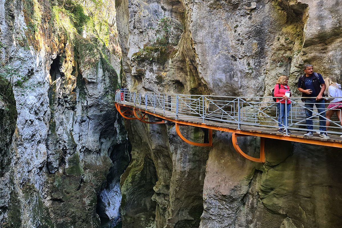 2022 Haut-Savoie: Fier-Schlucht (Foto: Thomas Wall)