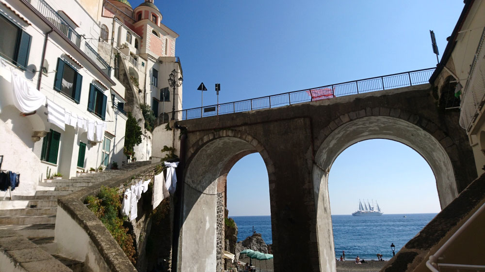 2022 Via Appia Antica: an der Amalfi-Küste (Foto: Monika Schild)