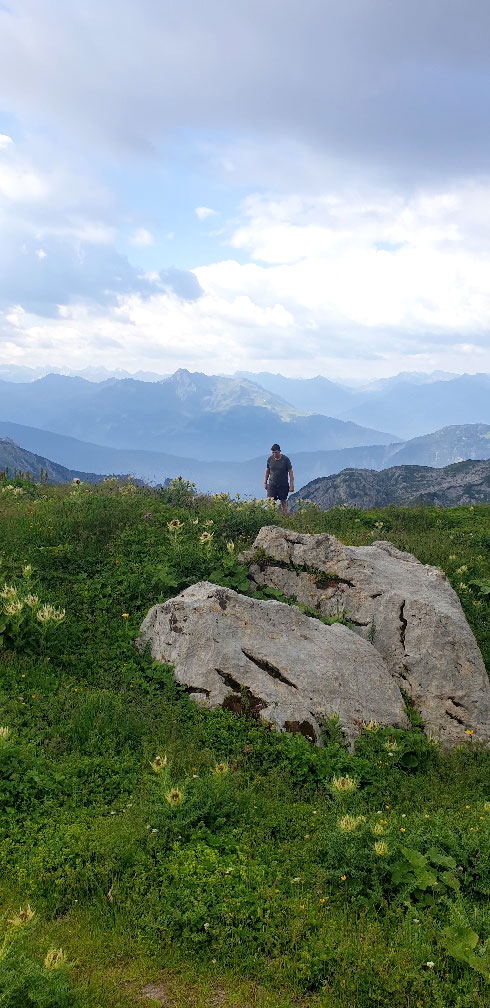 2022 Lechquellengebirge: zur Schwarzen Furka (Foto: Christian Lange)