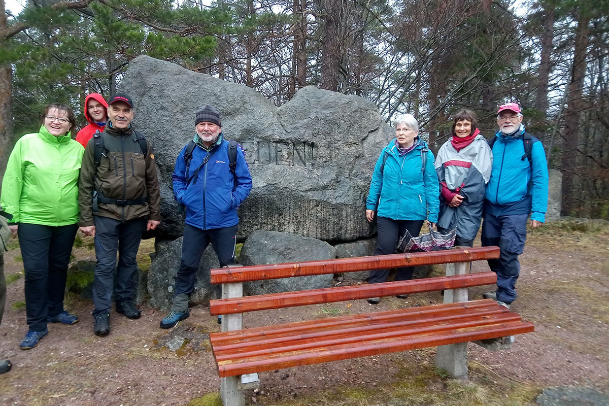 Frühlingswanderung bei Elgersburg: am Friedensstein, 24.04.2022