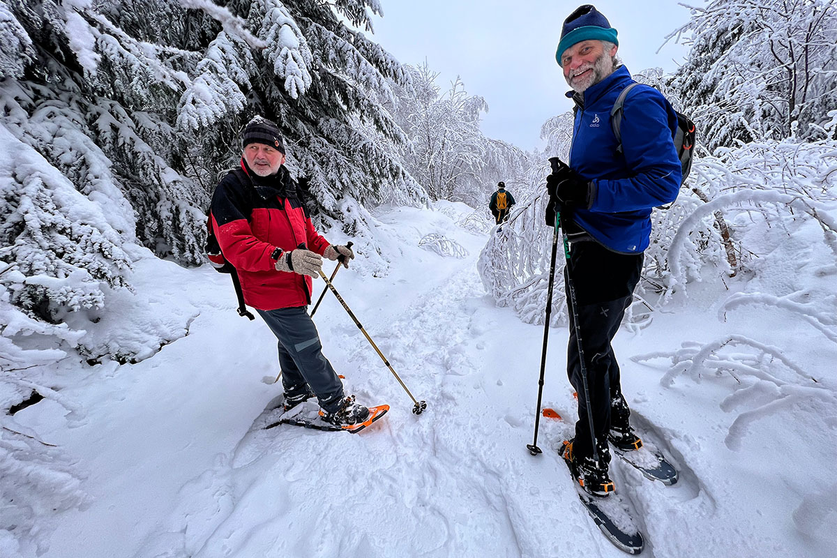 DAV Suhl: Schneeschuhwanderung: Zella-Mehlis-Heinrichsbach (Foto: Manuela Hahnebach, 29.01.2023)