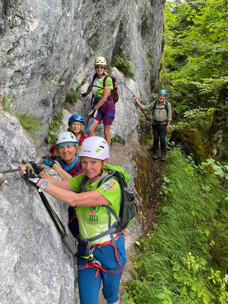 Klettersteig: Bad Goisern, 2023 (Heidi Wolfram)