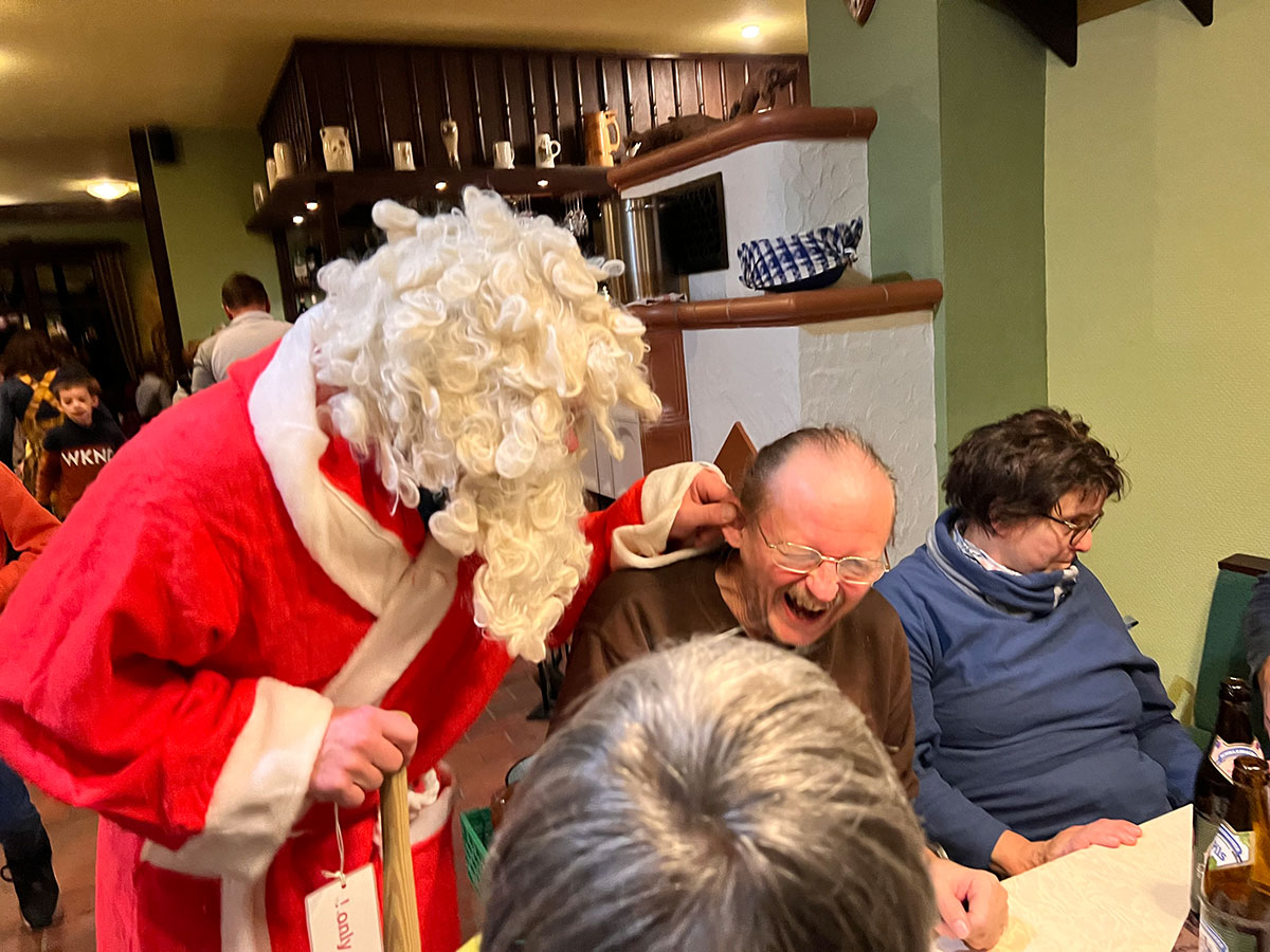 Waldhaus Ruppertus Zella-Mehlis: DAV-Suhl-Weihnachtsfeier 2023 (Manuela Hahnebach)