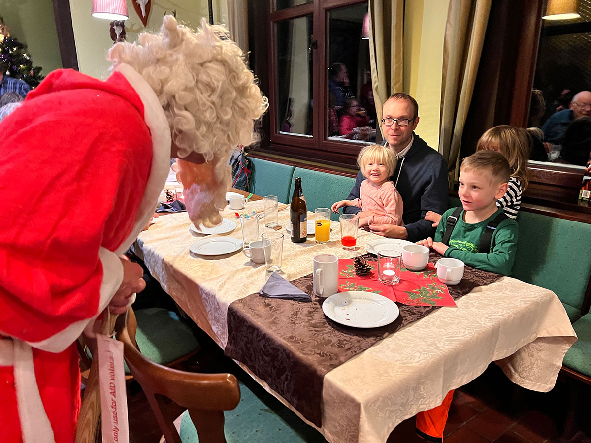 Waldhaus Ruppertus Zella-Mehlis: DAV-Suhl-Weihnachtsfeier 2023 (Manuela Hahnebach)