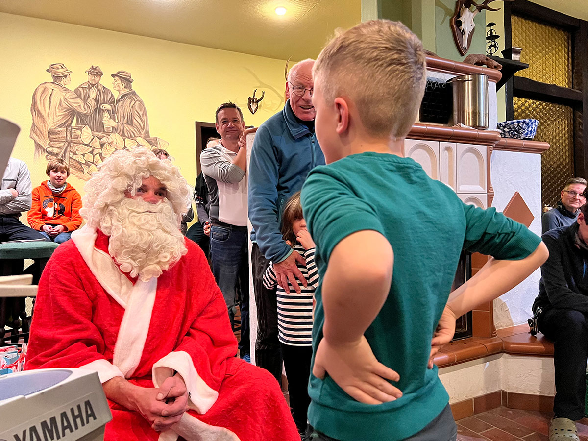 Waldhaus Ruppertus Zella-Mehlis: DAV-Suhl-Weihnachtsfeier 2023 (Manuela Hahnebach)