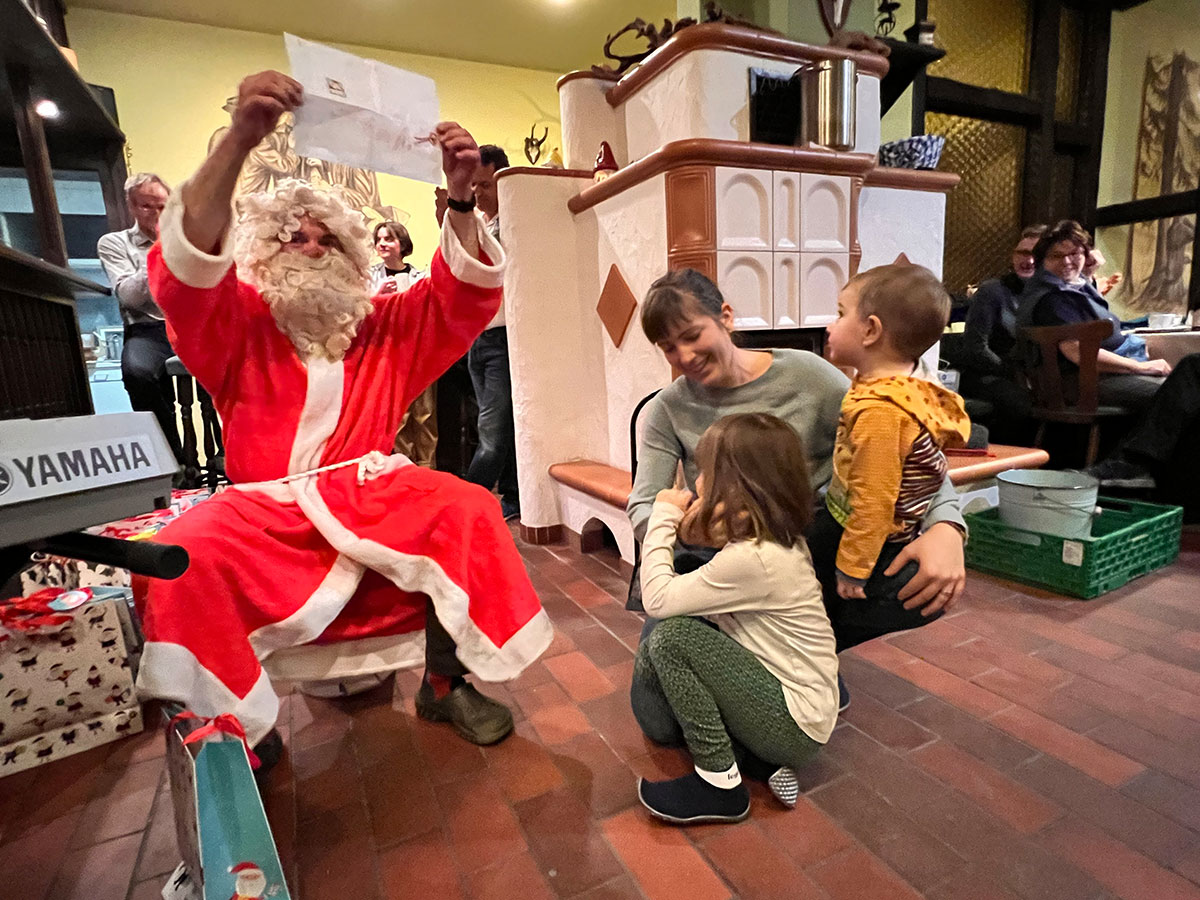 Waldhaus Ruppertus Zella-Mehlis: DAV-Suhl-Weihnachtsfeier 2023 (Manuela Hahnebach)