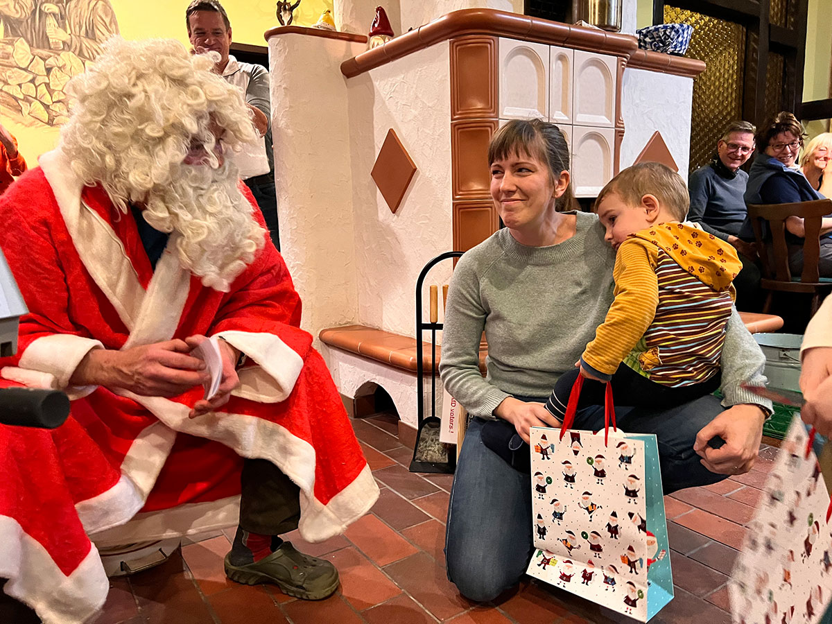 Waldhaus Ruppertus Zella-Mehlis: DAV-Suhl-Weihnachtsfeier 2023 (Manuela Hahnebach)