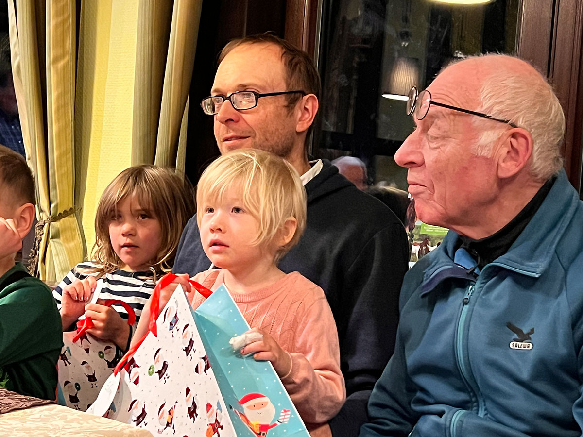 Waldhaus Ruppertus Zella-Mehlis: DAV-Suhl-Weihnachtsfeier 2023 (Manuela Hahnebach)