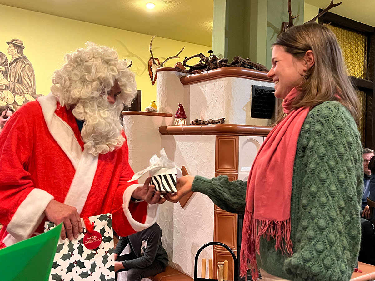 Waldhaus Ruppertus Zella-Mehlis: DAV-Suhl-Weihnachtsfeier 2023 (Manuela Hahnebach)