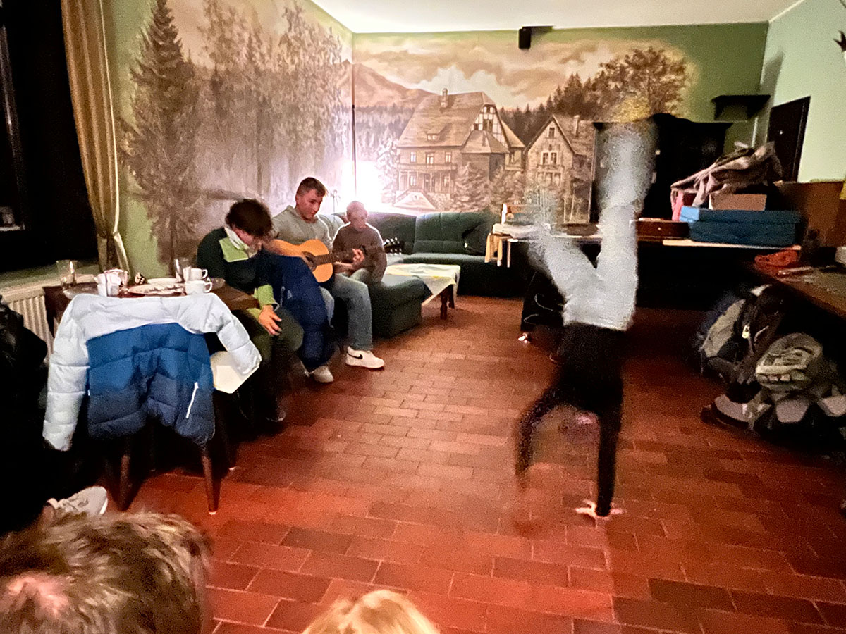 Waldhaus Ruppertus Zella-Mehlis: DAV-Suhl-Weihnachtsfeier 2023 (Manuela Hahnebach)