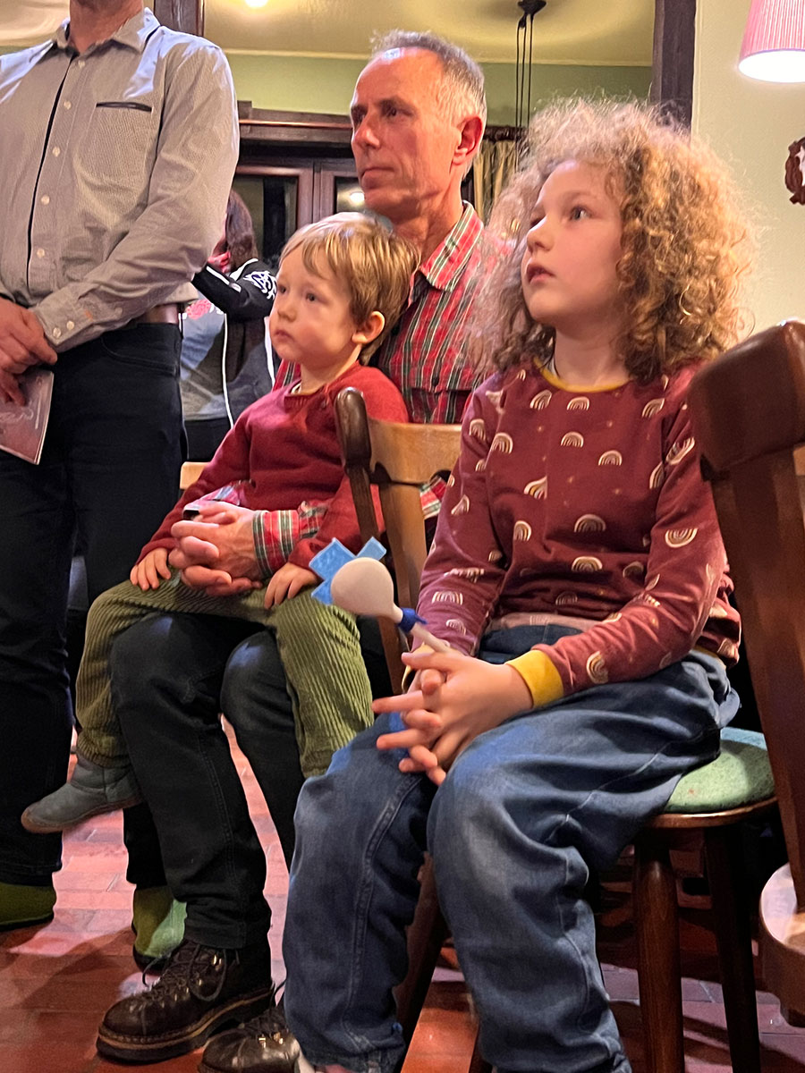 Waldhaus Ruppertus Zella-Mehlis: DAV-Suhl-Weihnachtsfeier 2023 (Manuela Hahnebach)