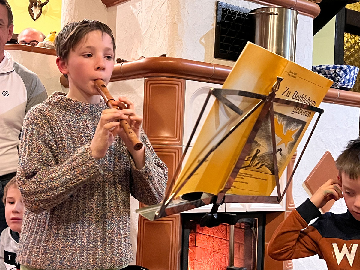 Waldhaus Ruppertus Zella-Mehlis: DAV-Suhl-Weihnachtsfeier 2023 (Manuela Hahnebach)