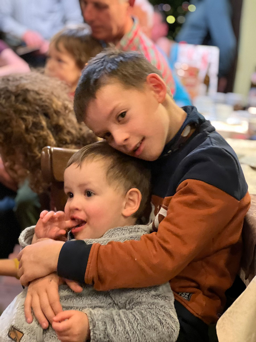 Waldhaus Ruppertus Zella-Mehlis: DAV-Suhl-Weihnachtsfeier 2023 (Manuela Hahnebach)