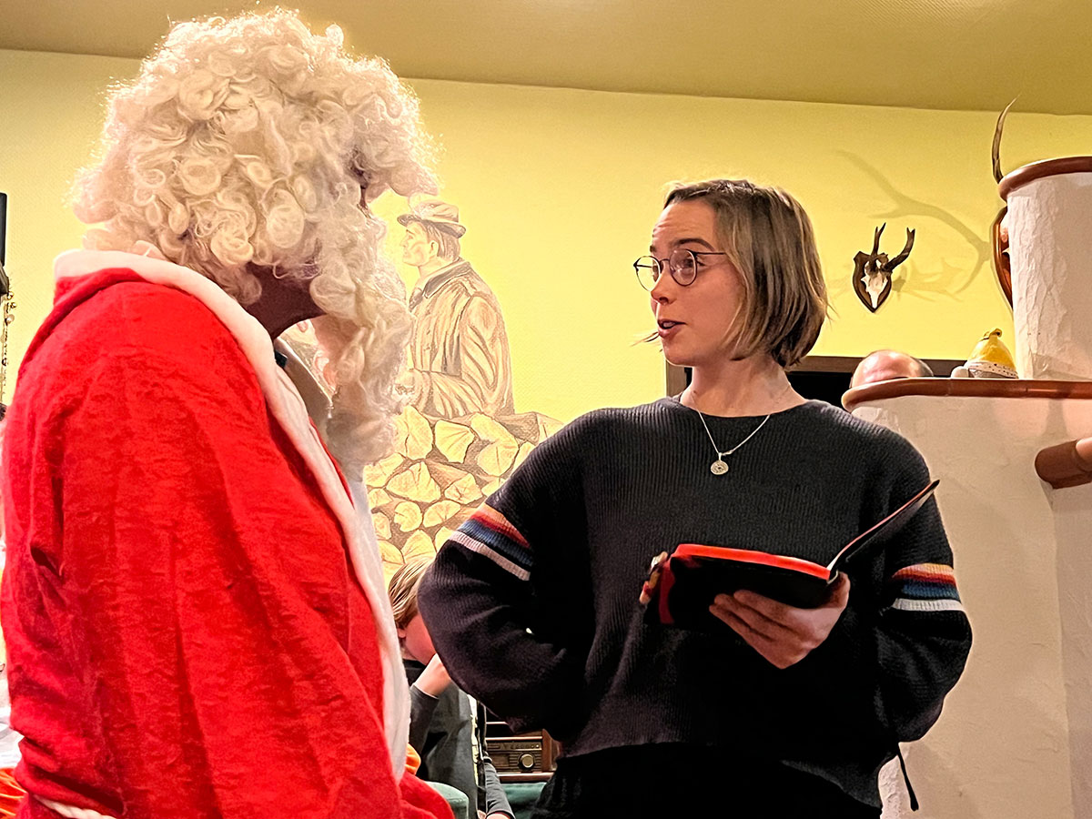 Waldhaus Ruppertus Zella-Mehlis: DAV-Suhl-Weihnachtsfeier 2023 (Manuela Hahnebach)