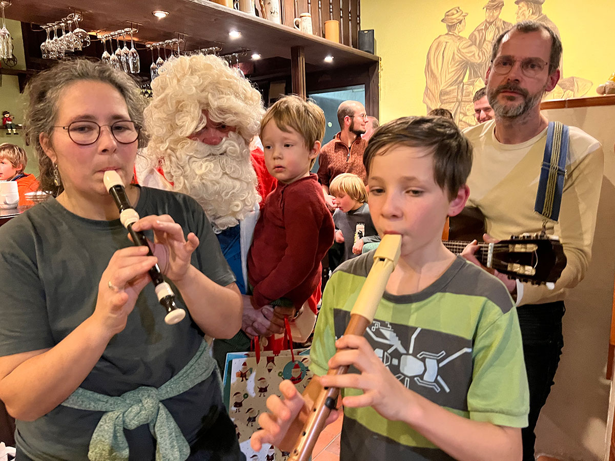 Waldhaus Ruppertus Zella-Mehlis: DAV-Suhl-Weihnachtsfeier 2023 (Manuela Hahnebach)