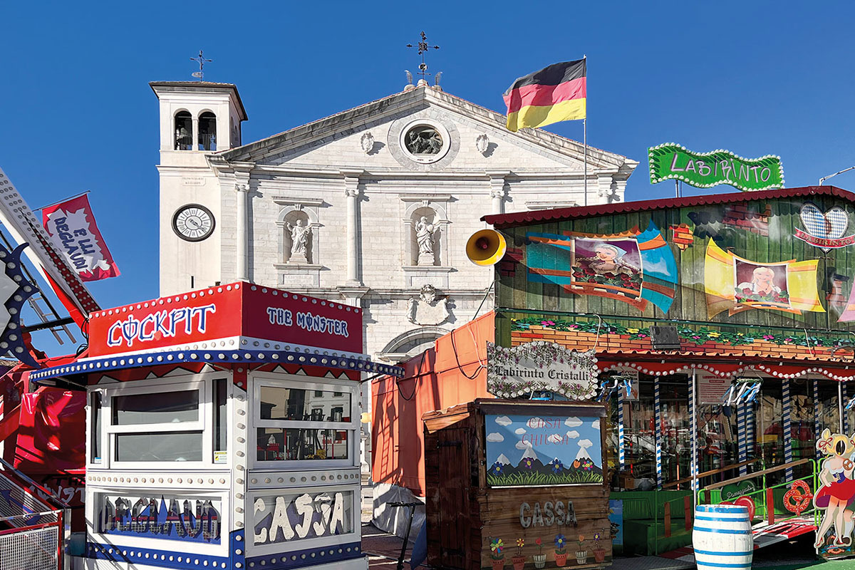 Friaul 2023: Palmanova: Oktoberfest (Manuela Hahnebach)