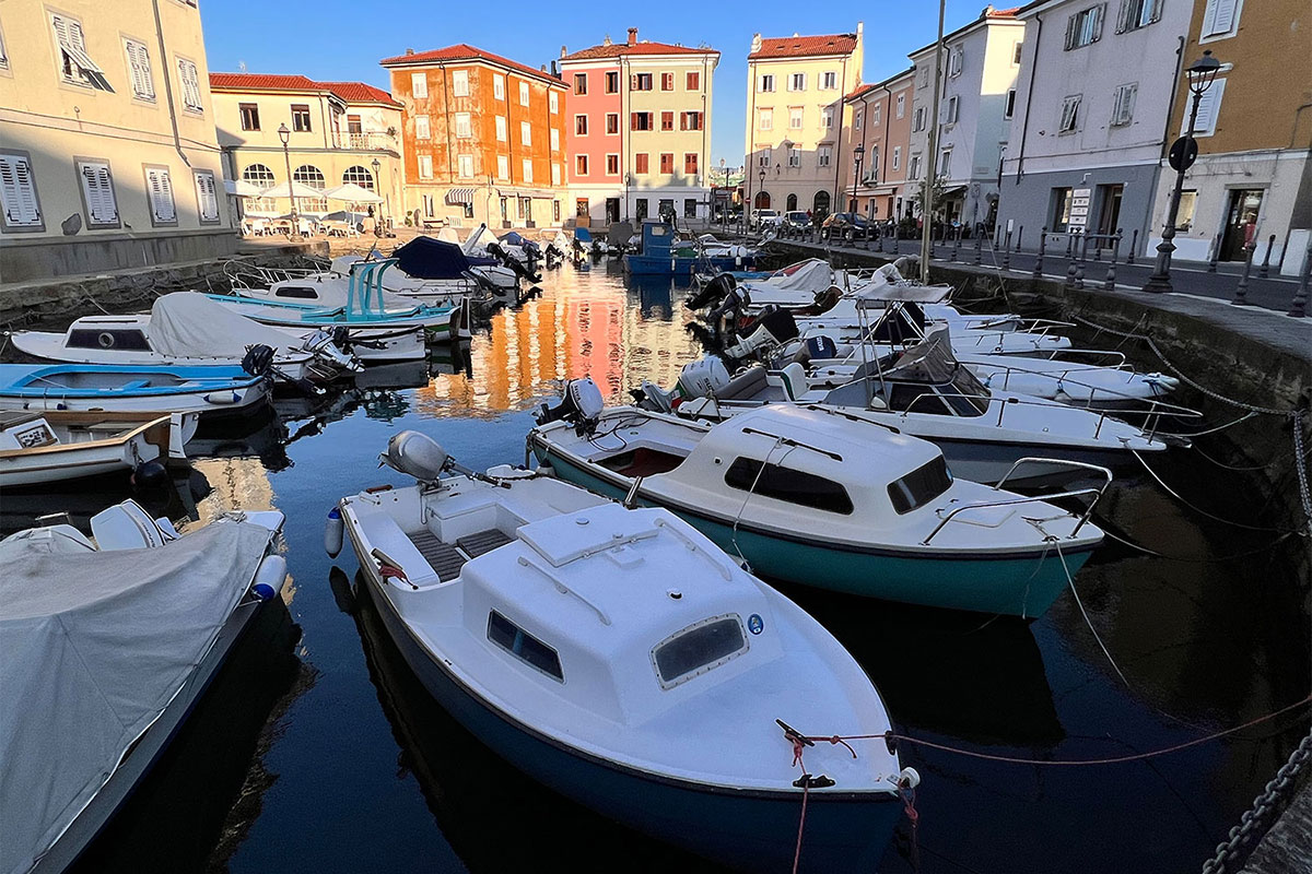 Friaul 2023: Stadthafen in Muggia (Andreas Kuhrt)