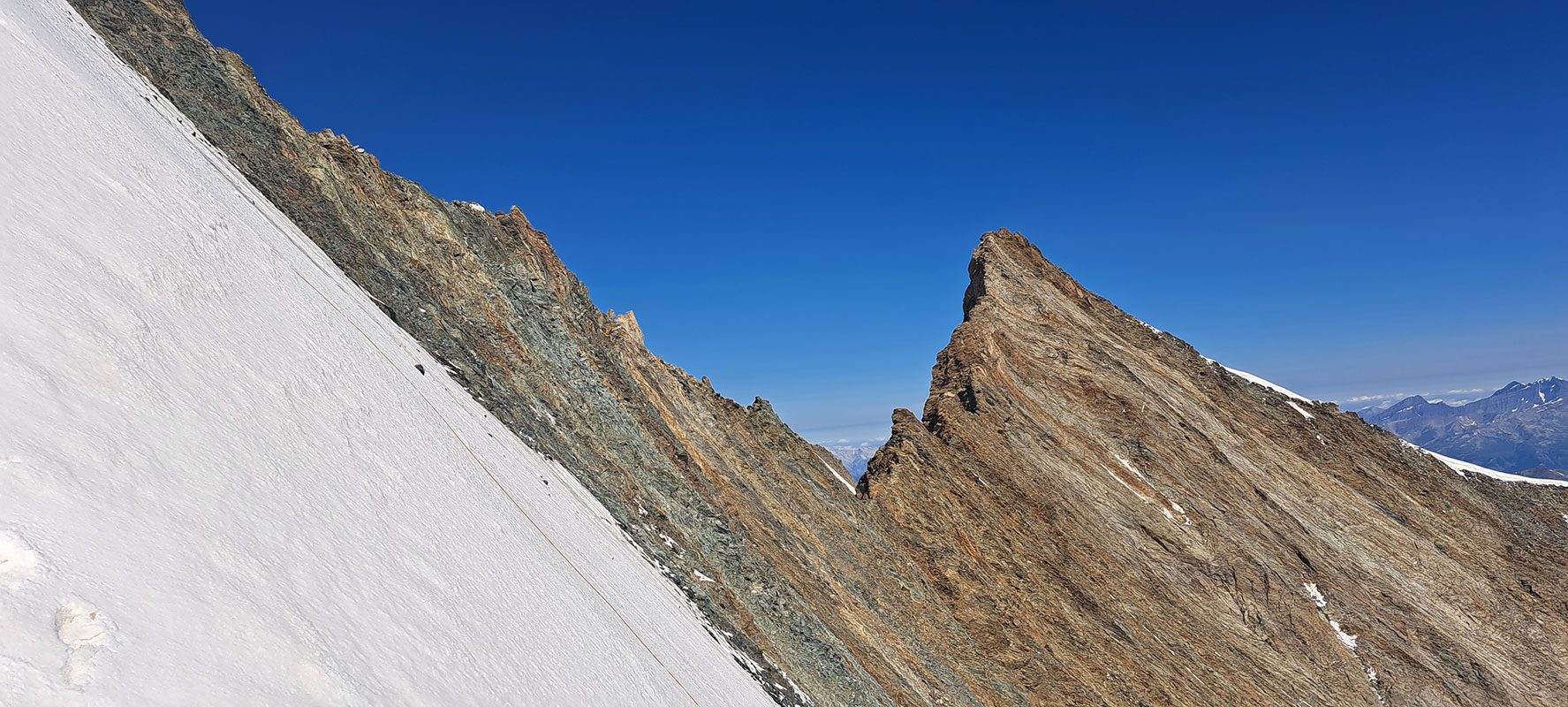 Wallis 2023: Hochtour zur Lenzspitze (Heiko Sthamer + Oliver Hartmann)