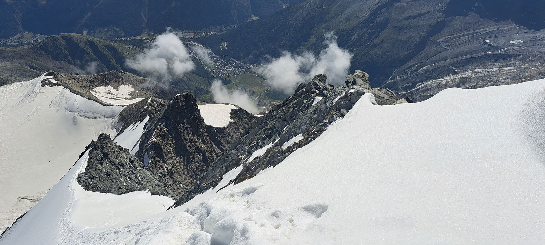 Wallis 2023: Hochtour zur Lenzspitze (Heiko Sthamer + Oliver Hartmann)