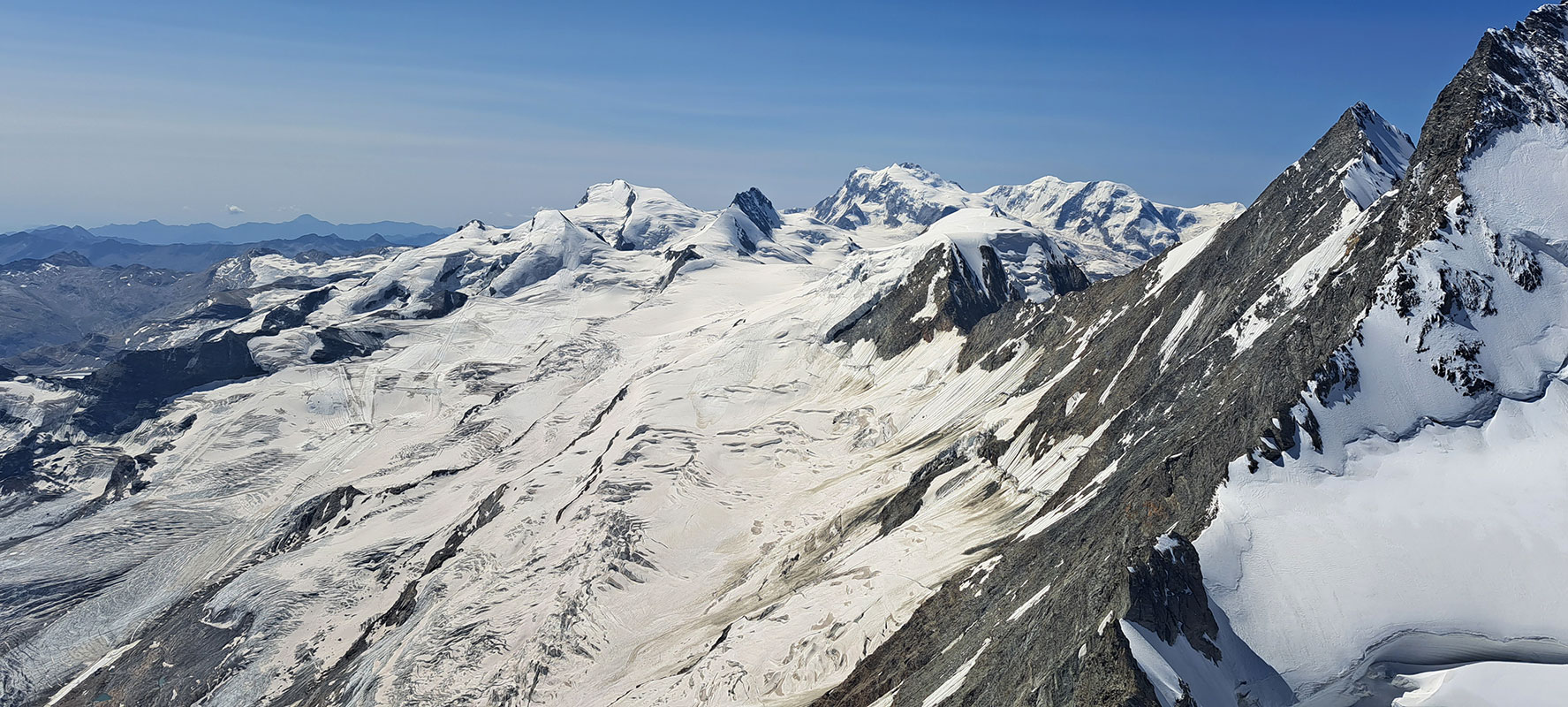 Wallis 2023: Hochtour zur Lenzspitze (Heiko Sthamer + Oliver Hartmann)