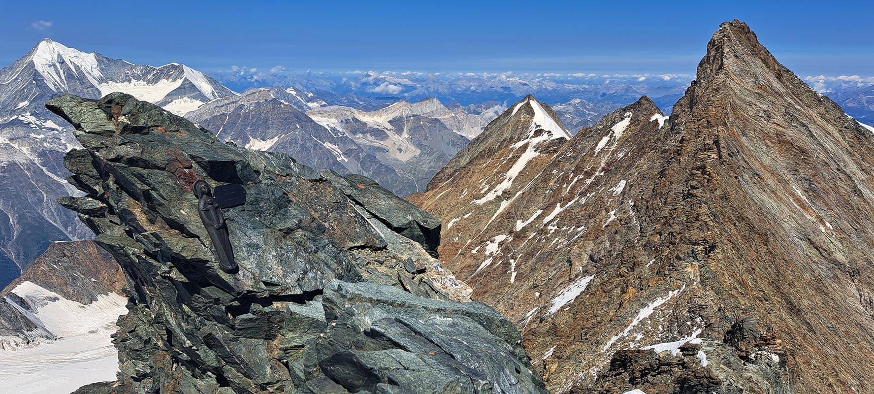 Wallis 2023: Hochtour zur Lenzspitze (Heiko Sthamer + Oliver Hartmann)