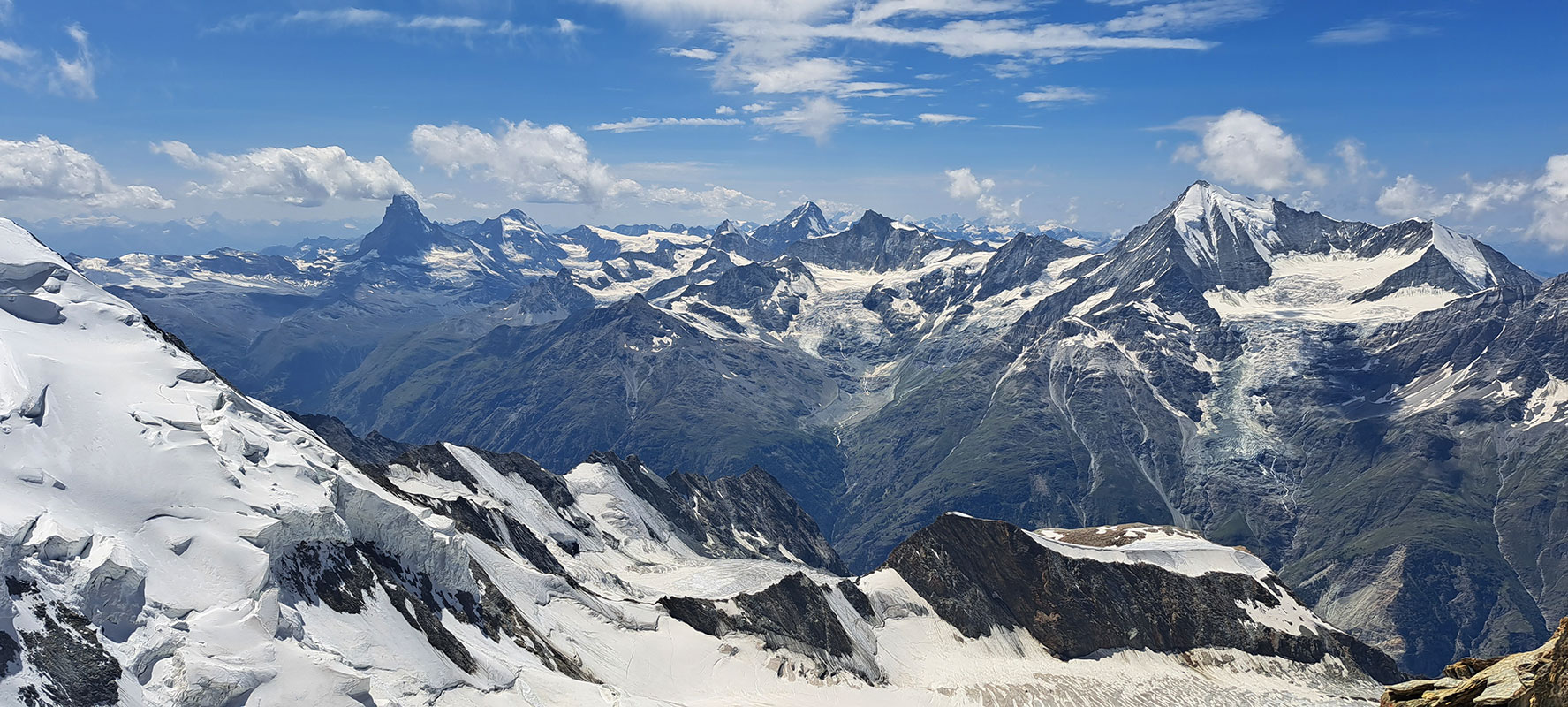 Wallis 2023: Hochtour zur Lenzspitze (Heiko Sthamer + Oliver Hartmann)