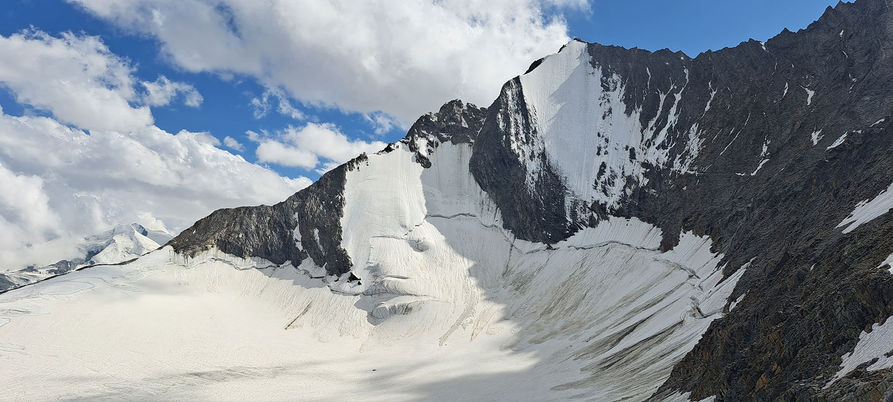 Wallis 2023: Hochtour zur Lenzspitze (Heiko Sthamer + Oliver Hartmann)