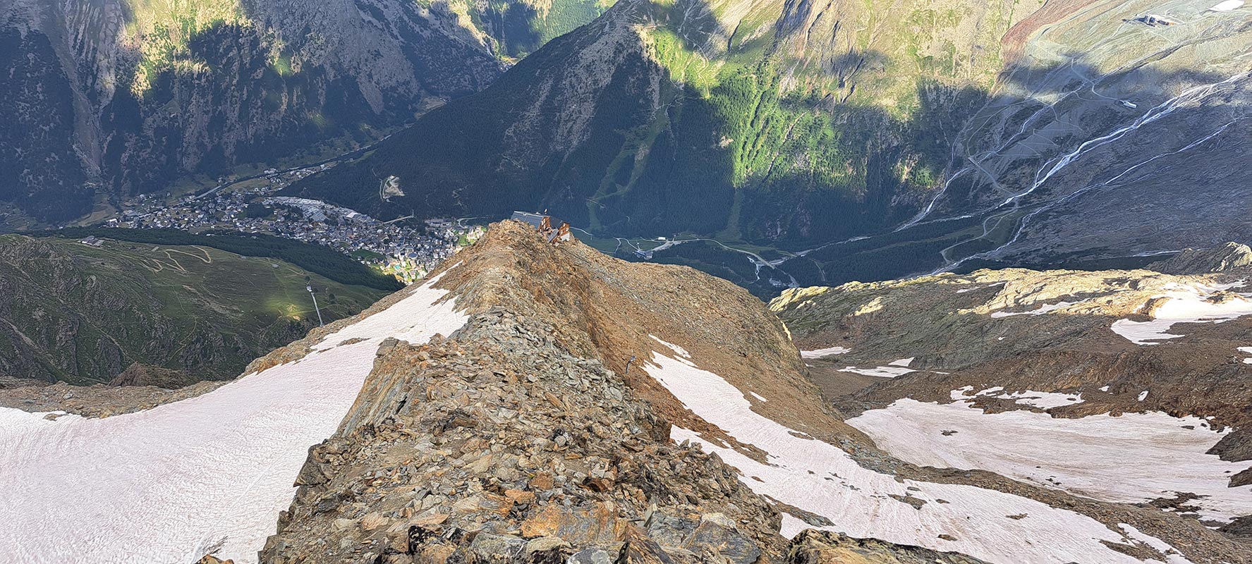Wallis 2023: Hochtour zur Lenzspitze (Heiko Sthamer + Oliver Hartmann)