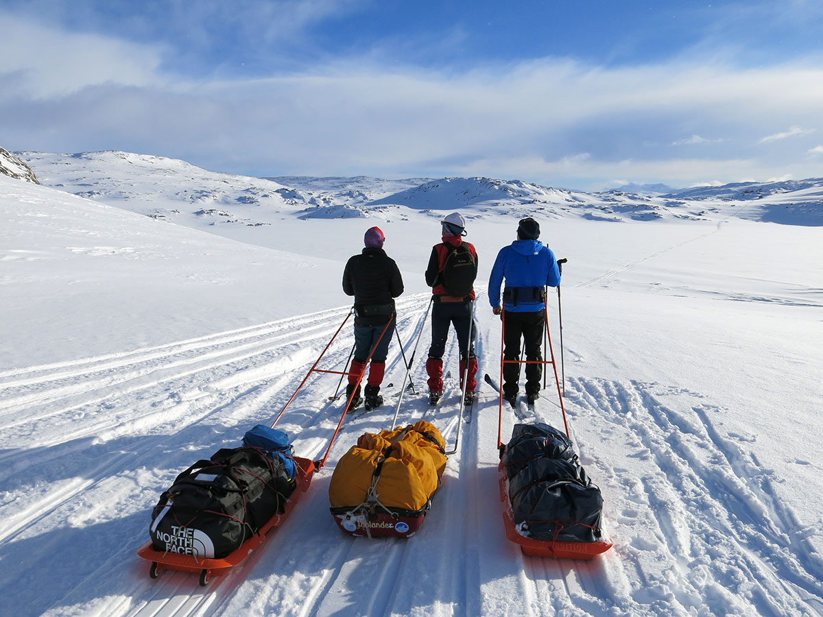 Skitour Lappland 2023 (Skadi + Matthias Michalowski)