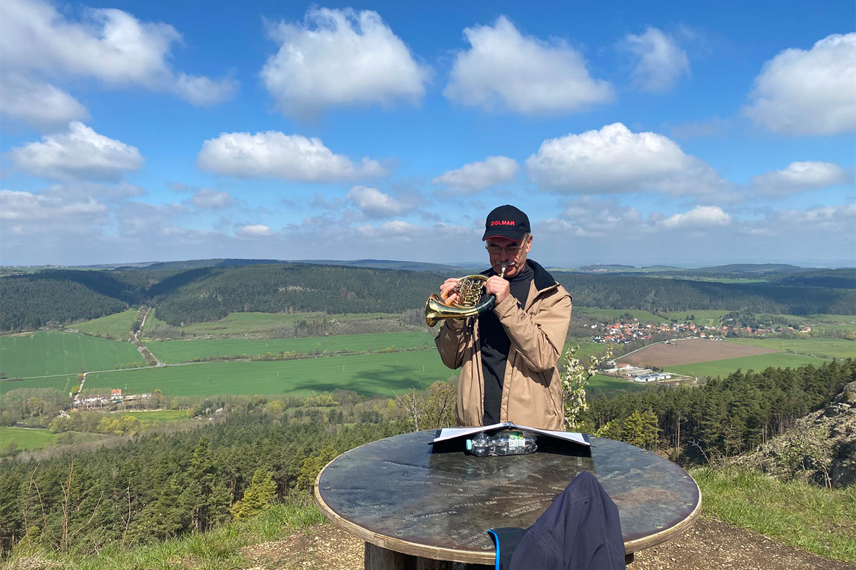 DAV Suhl: Frühlingswanderung 2023: Reinsberge bei Plaue (Foto: Klaus Wahl)