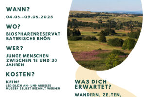 <b>04.-09.06.2025</b> Wanderseminar des Jugendnetzwerks Biosphäre e.V. in der Rhön