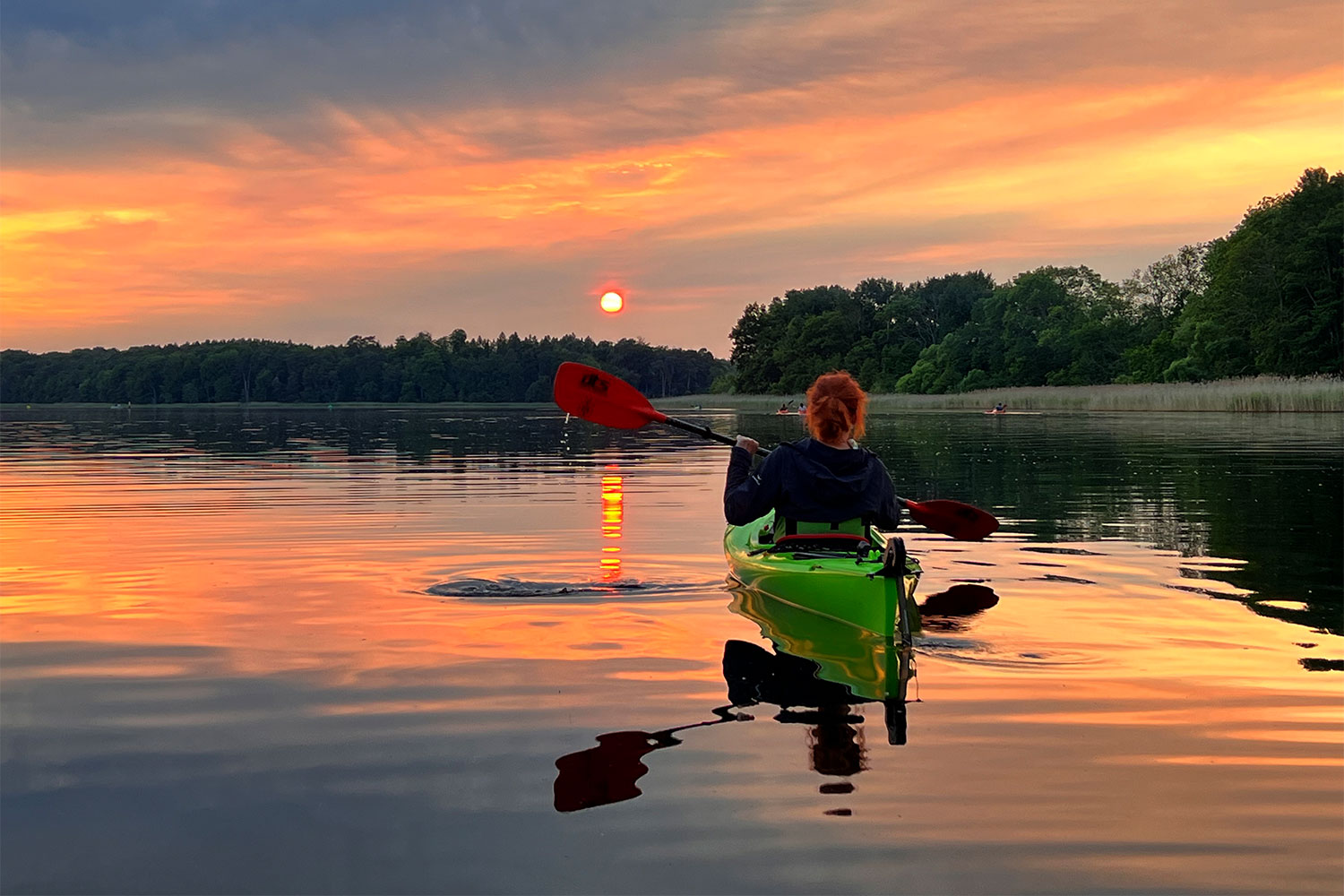 Himmelfahrt-Paddeltour 2025: Mecklenburger Seen: Mössensee (Foto: Manuela Hahnebbach)