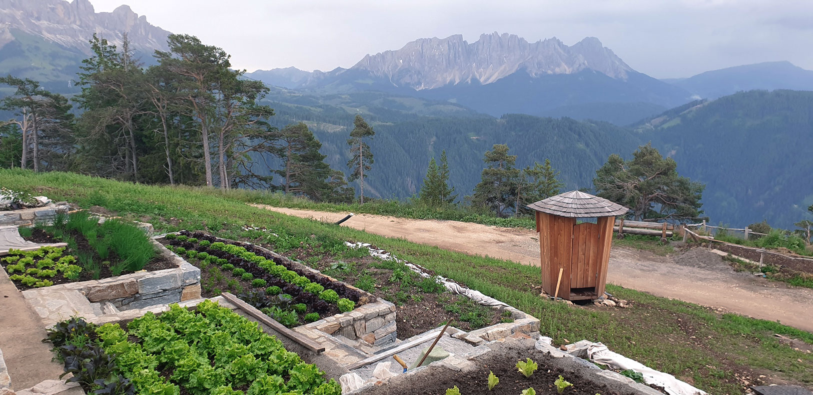 2022: Südtirol: Rosengarten: Schutzhaus Tschafon (Foto: Ina Ehrhardt)