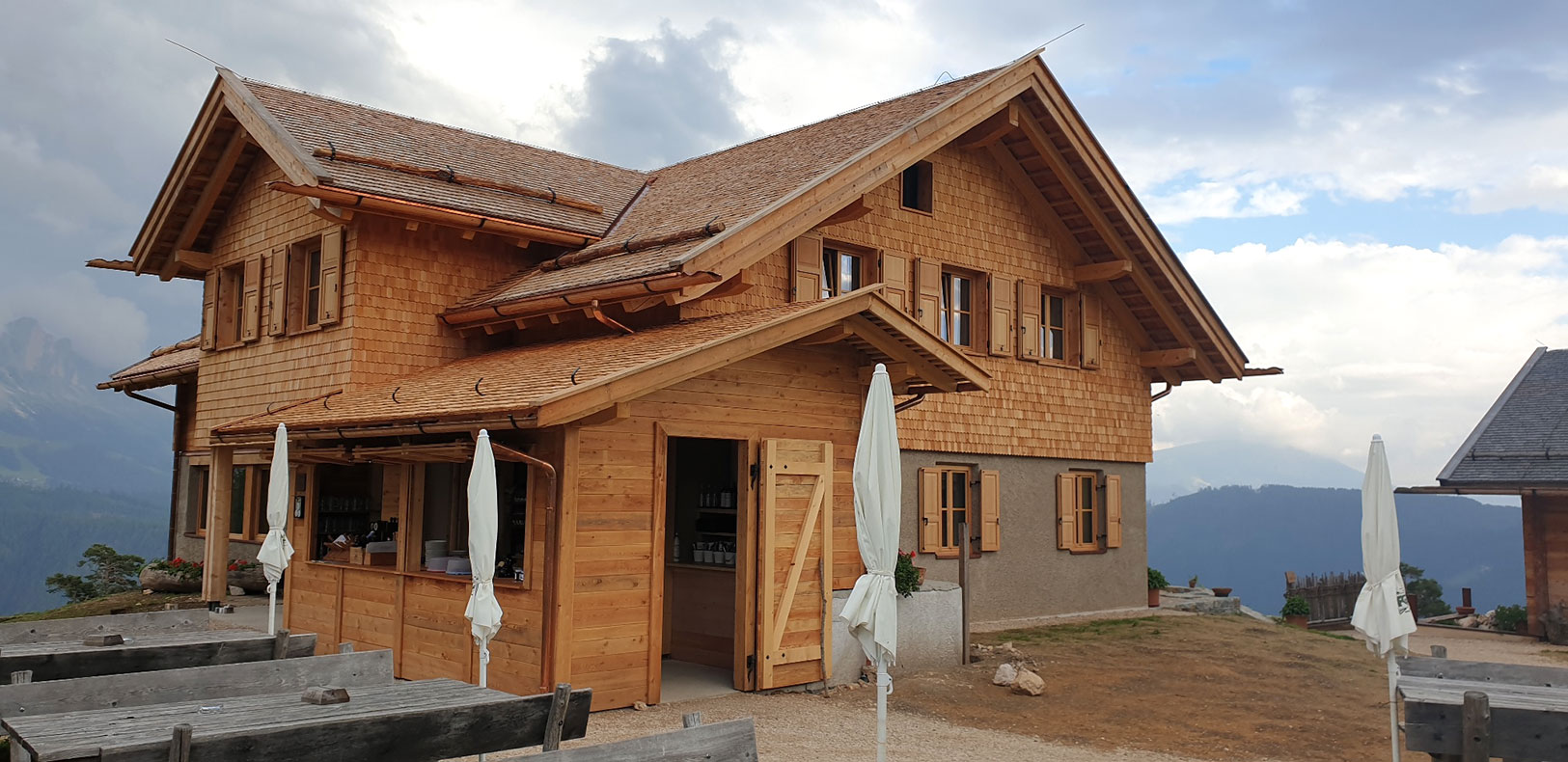 2022: Südtirol: Rosengarten: Schutzhaus Tschafon (Foto: Ina Ehrhardt)