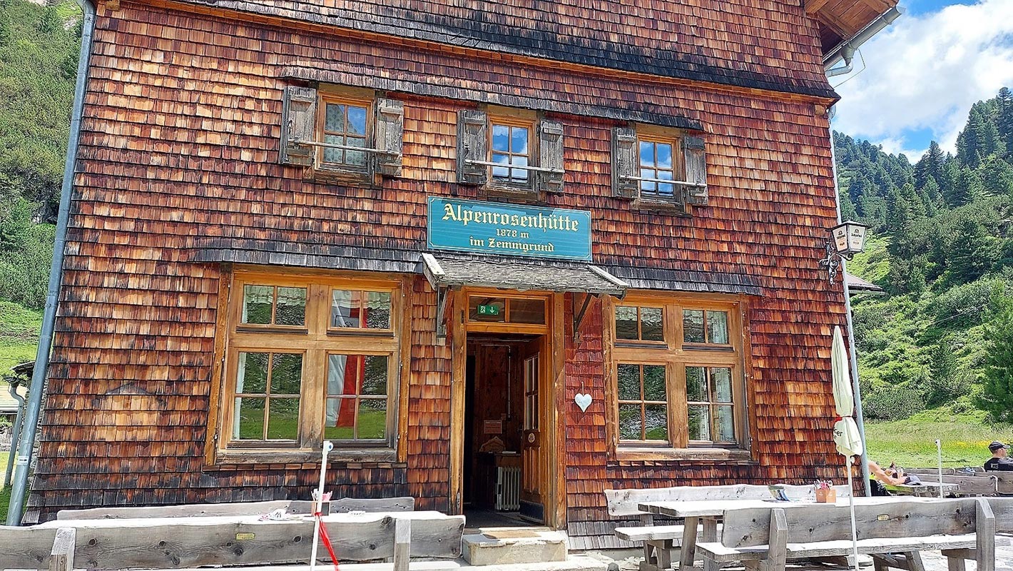 2022: Zillertal: Feldkopf: Alpenrosenhütte (Foto: Olaf Färber)